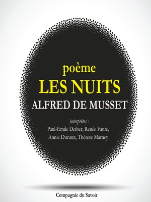 cover image of Les Nuits d'Alfred de Musset